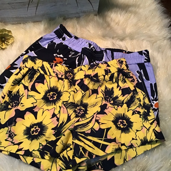 J. Crew Pants - J Crew floral boardwalk shorts bundle *